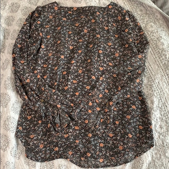 Loft Floral Long Sleeve Top - Picture 1 of 7